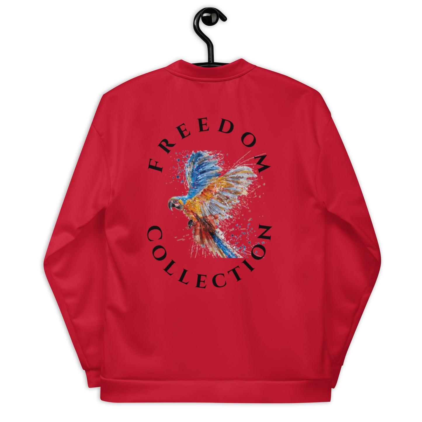 Uniekkly Me Freedom Unisex Bomber Jacket - Red