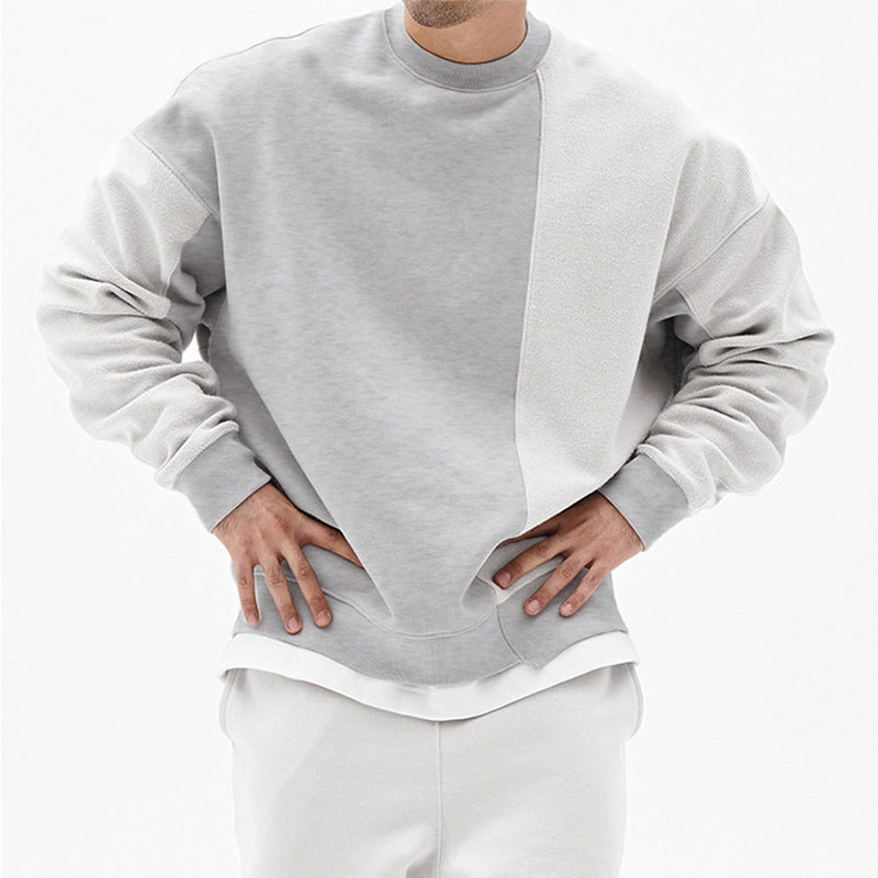 Round Neck Asymmetric Waist Pullover