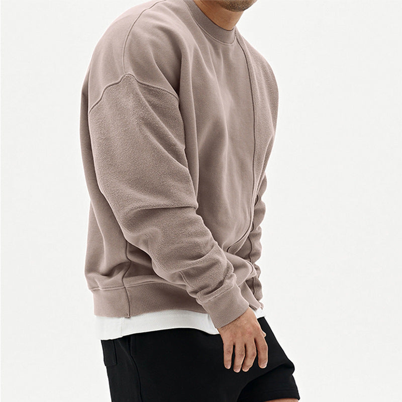 Round Neck Asymmetric Waist Pullover