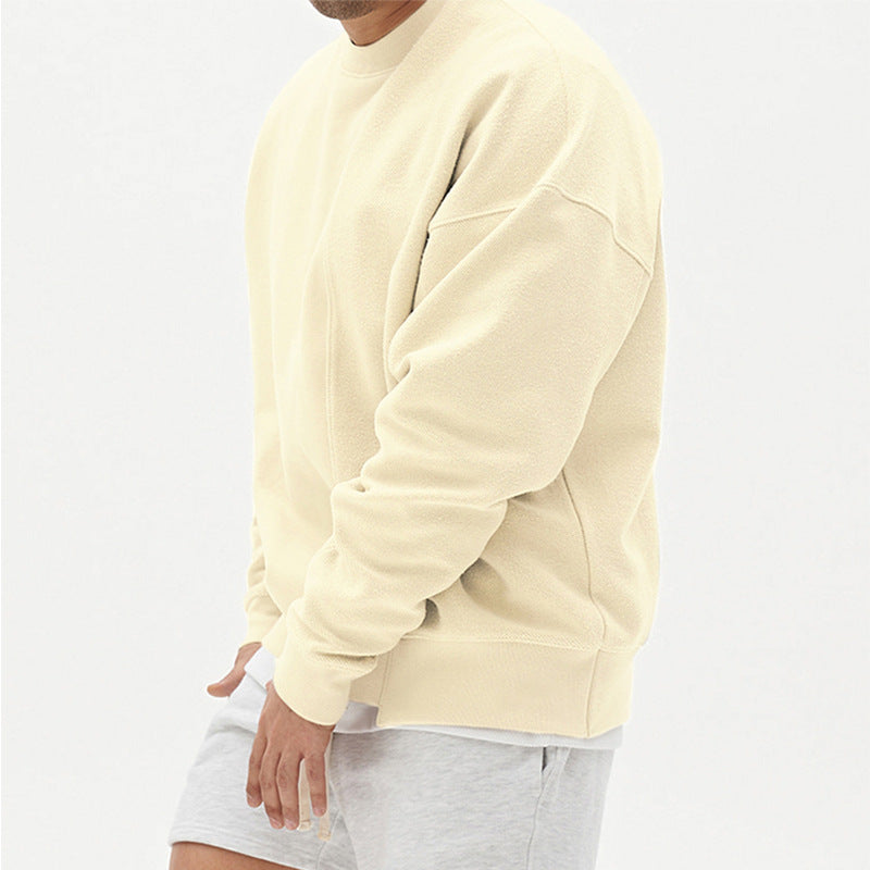 Round Neck Asymmetric Waist Pullover