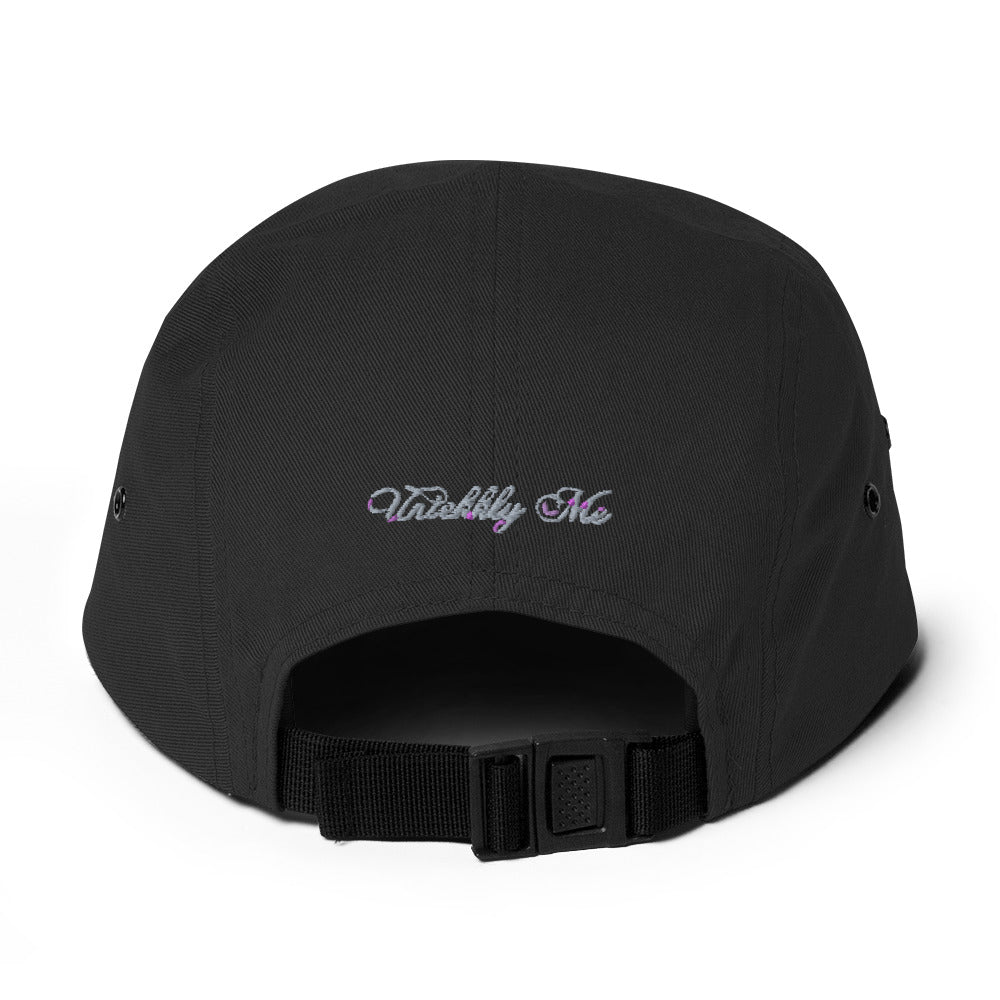 Uniekkly Me Elite Five Panel Cap (Gry/Wht lettering)