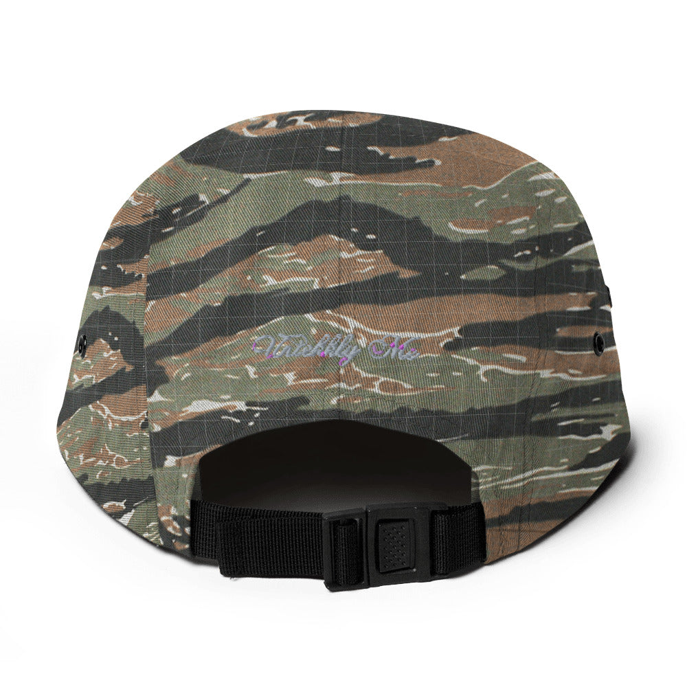 Uniekkly Me Elite Five Panel Cap (Gry/Wht lettering)