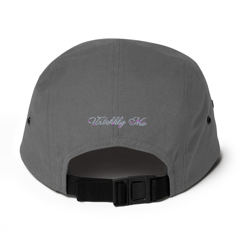 Uniekkly Me Elite Five Panel Cap (Gry/Wht lettering)