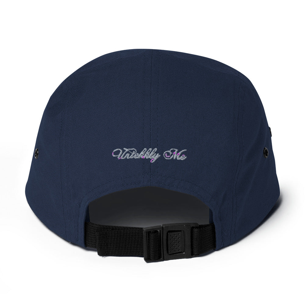 Uniekkly Me Elite Five Panel Cap (Gry/Wht lettering)