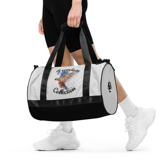 Uniekkly Me Freedom Mid-Sized gym bag - White/Blk
