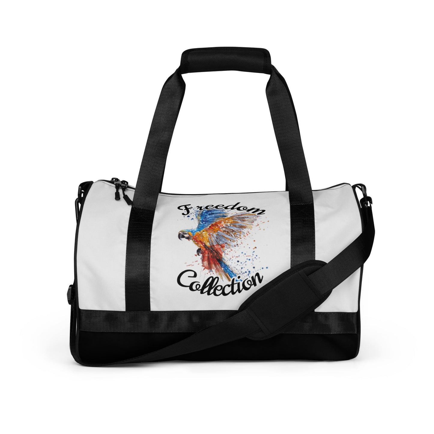 Uniekkly Me Freedom Mid-Sized gym bag - White/Blk