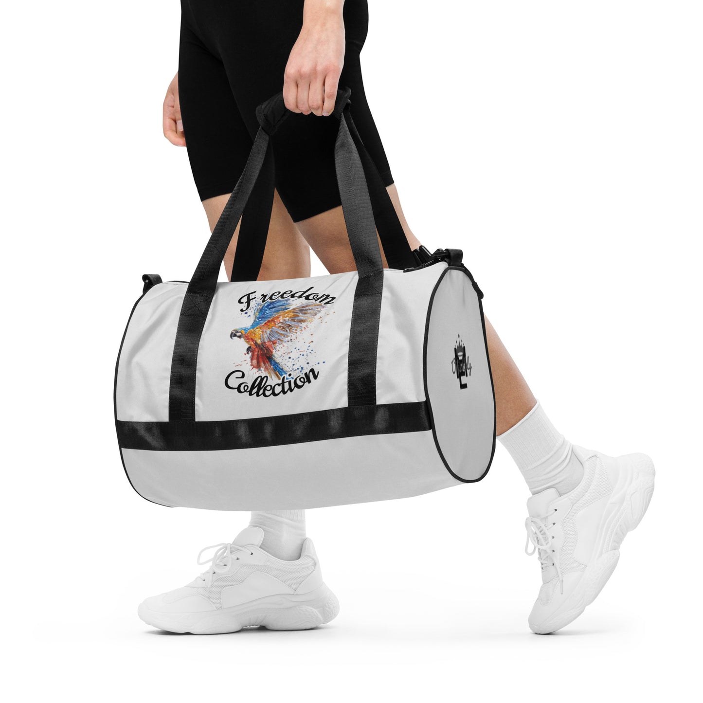 Uniekkly Me Freedom Mid-Sized gym bag - White