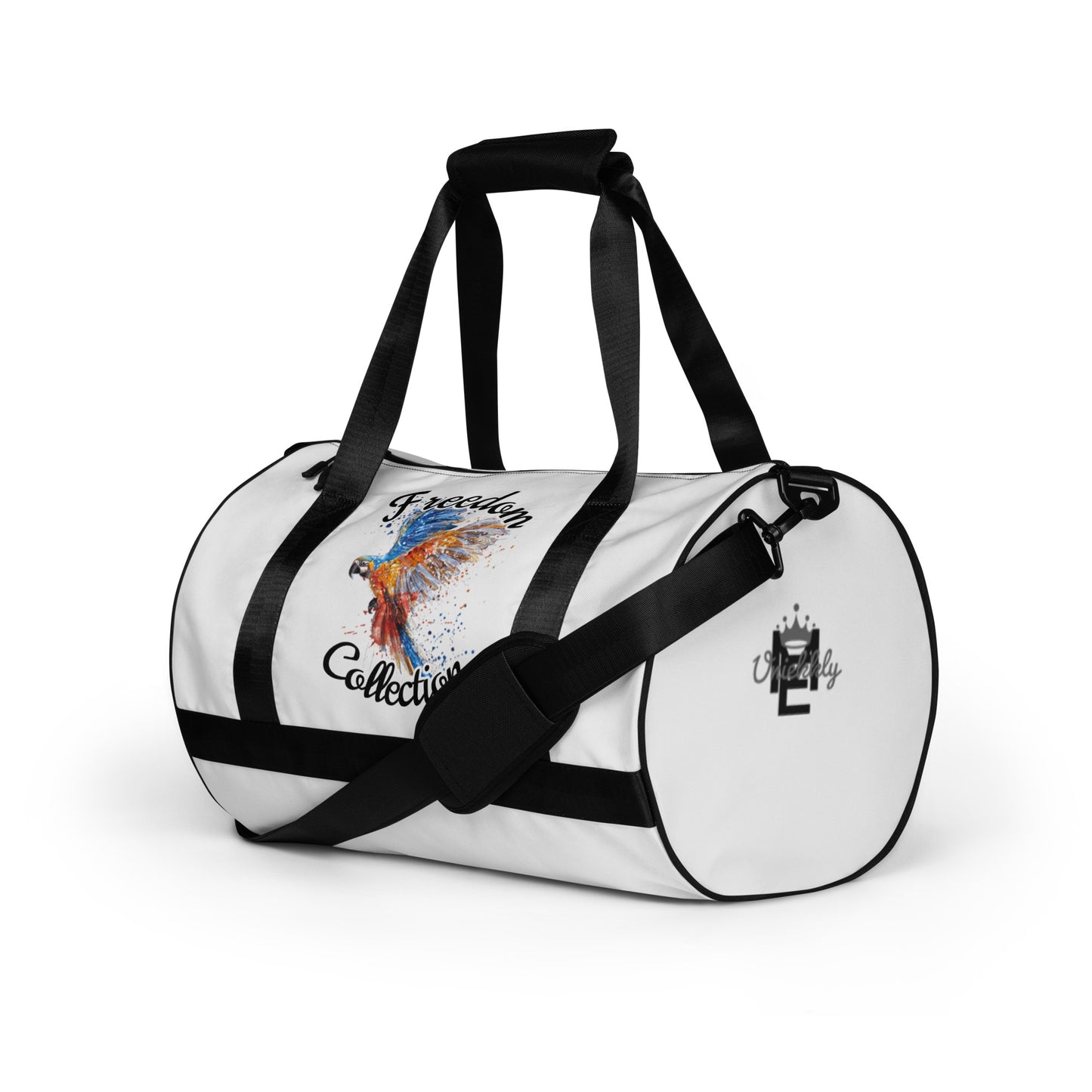 Uniekkly Me Freedom Mid-Sized gym bag - White