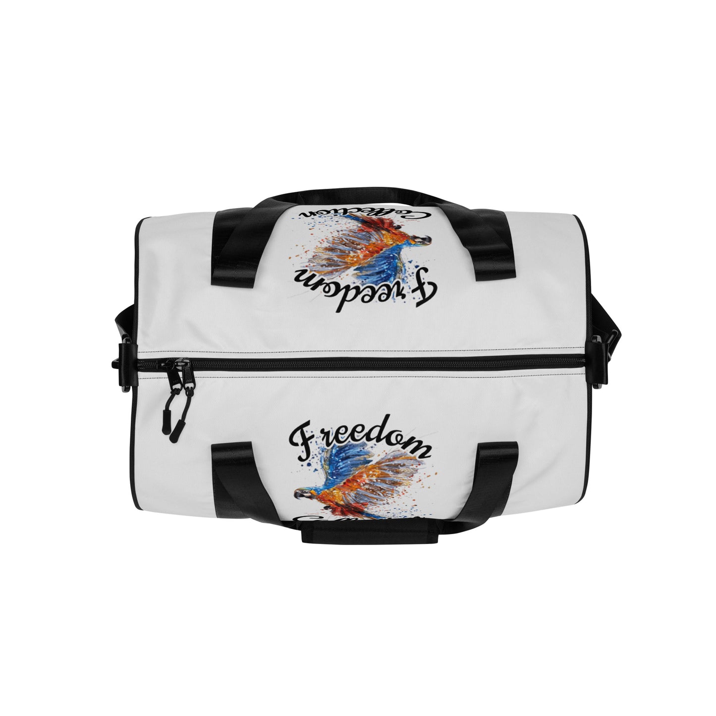 Uniekkly Me Freedom Mid-Sized gym bag - White/Blk