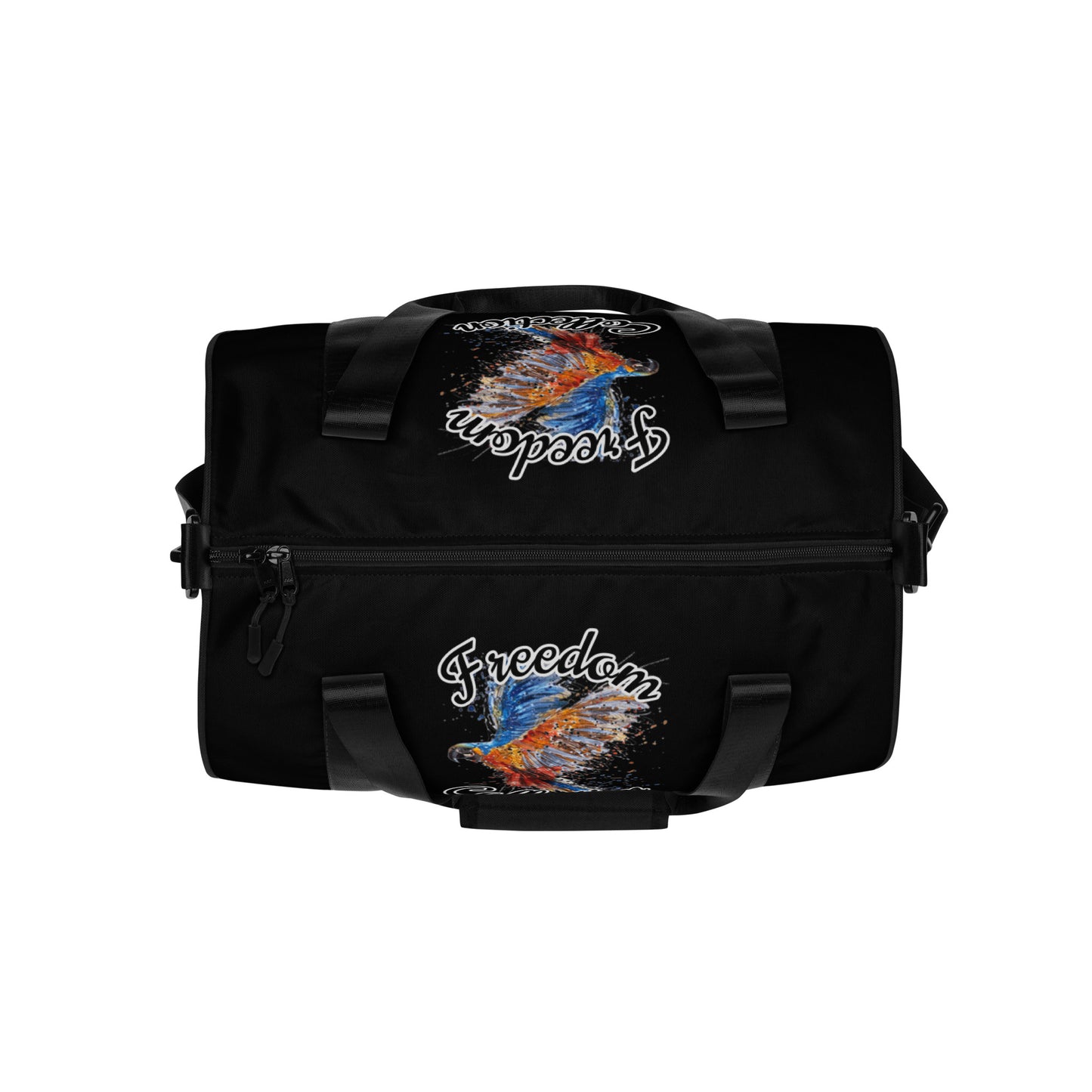 Uniekkly Me Freedom Mid-Sized gym bag - Black