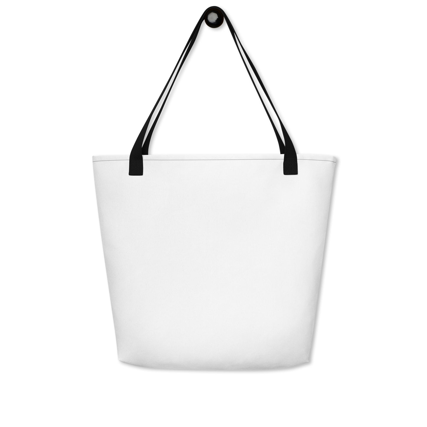 Uniekkly Me Freedom Large Tote Bag - White