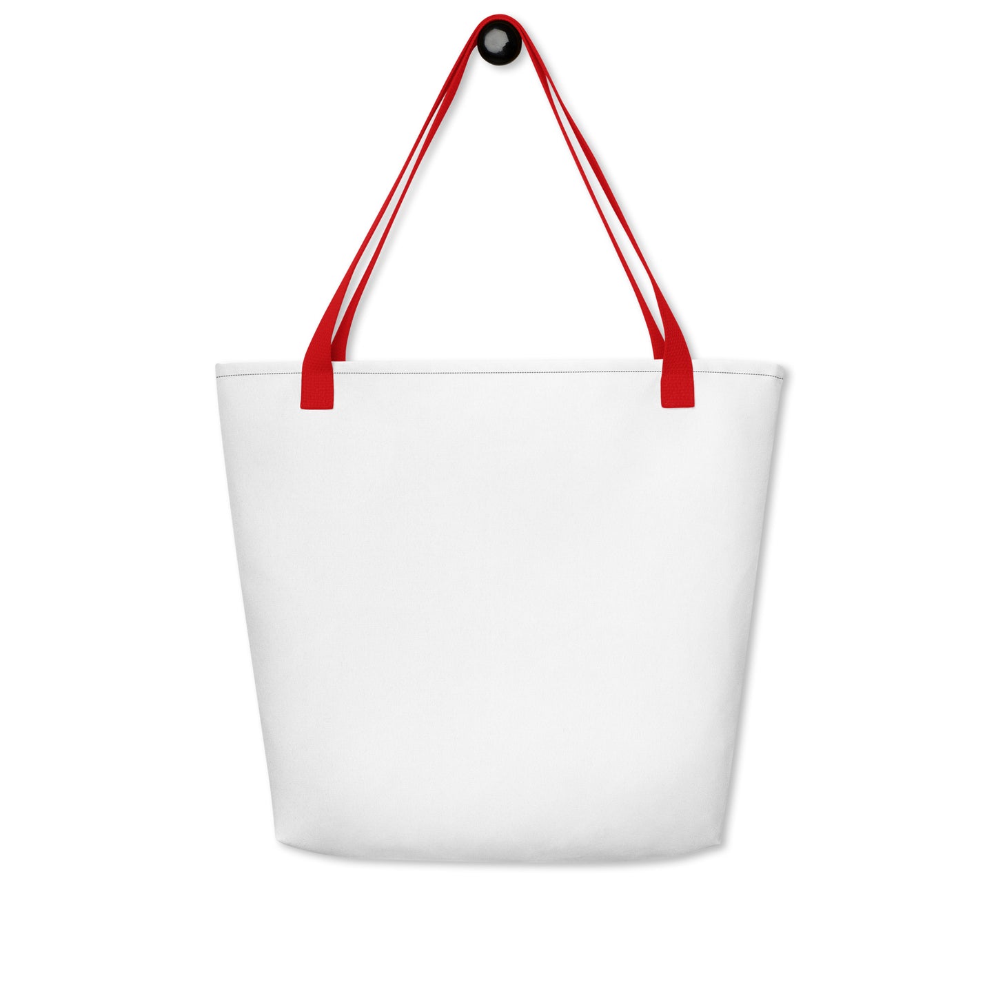 Uniekkly Me Freedom Large Tote Bag - White