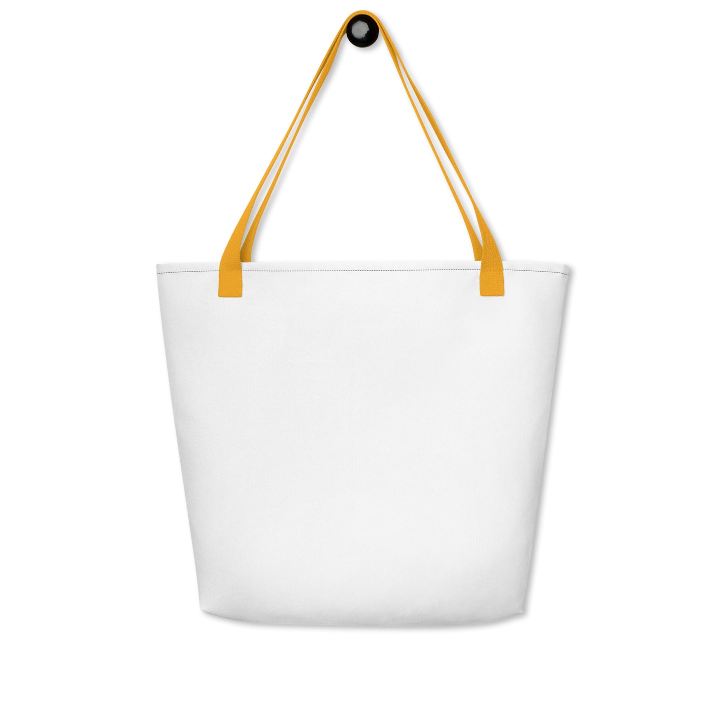 Uniekkly Me Freedom Large Tote Bag - White