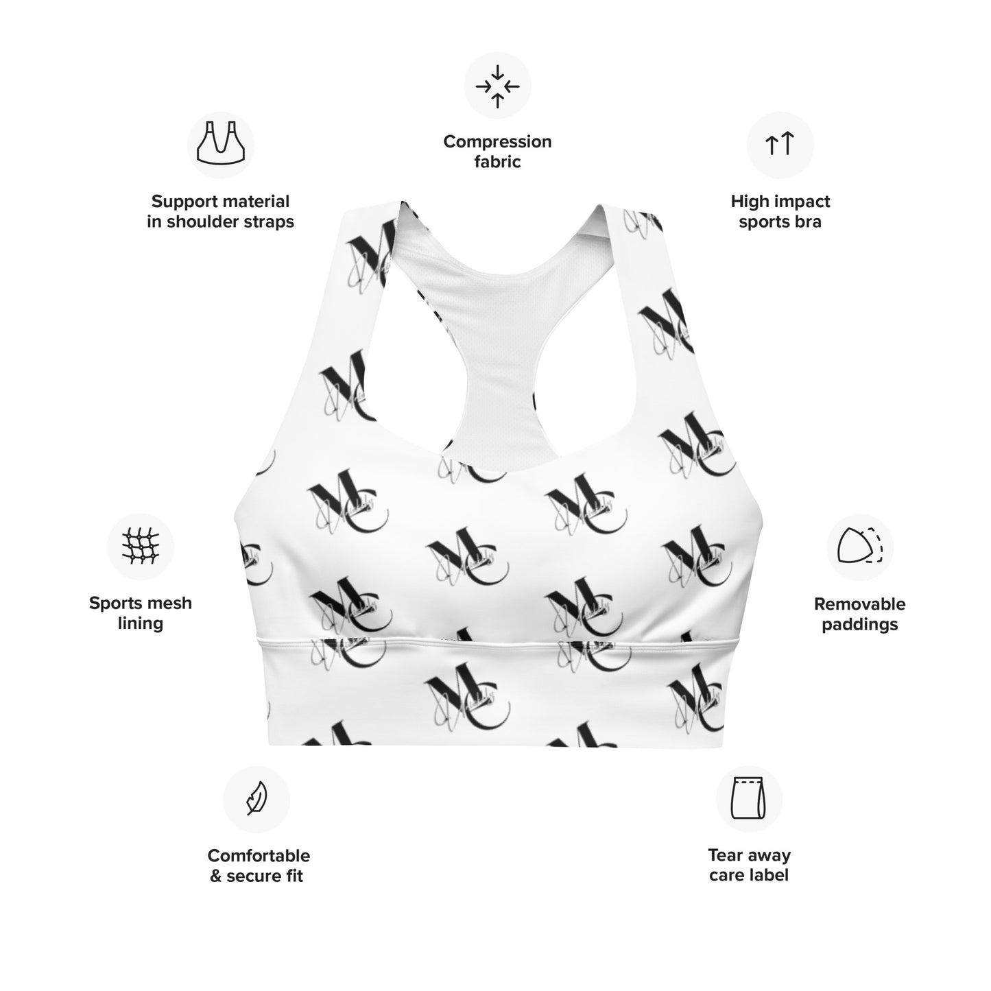 Uniekkly Me Elite Sports bra (Longline)