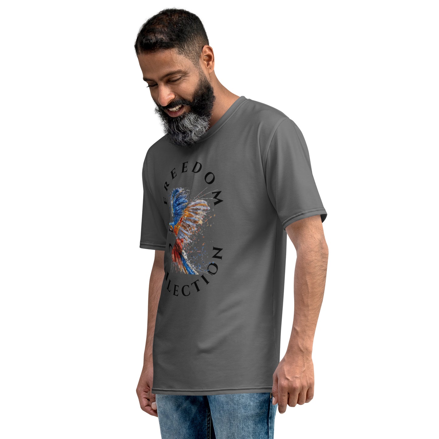 Uniekkly Me Freedom Men's t-shirt - Gray