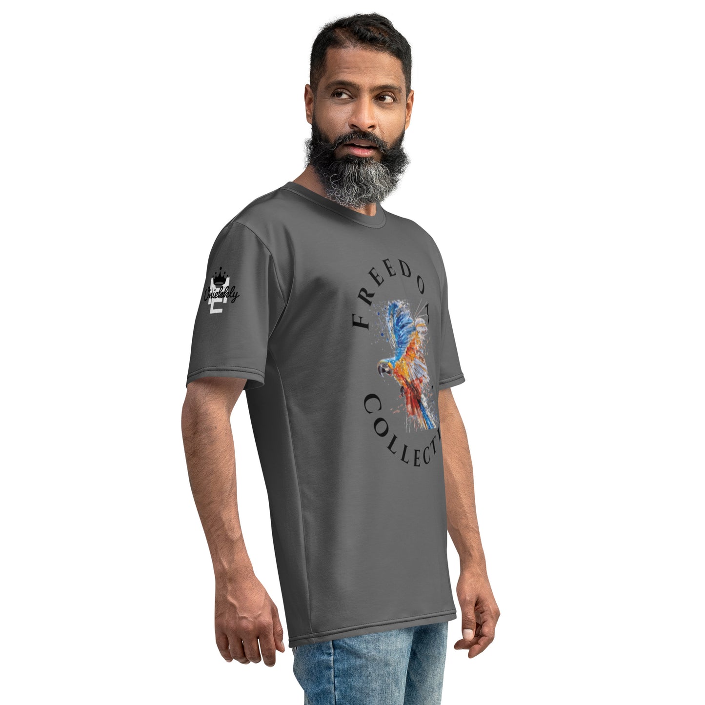 Uniekkly Me Freedom Men's t-shirt - Gray
