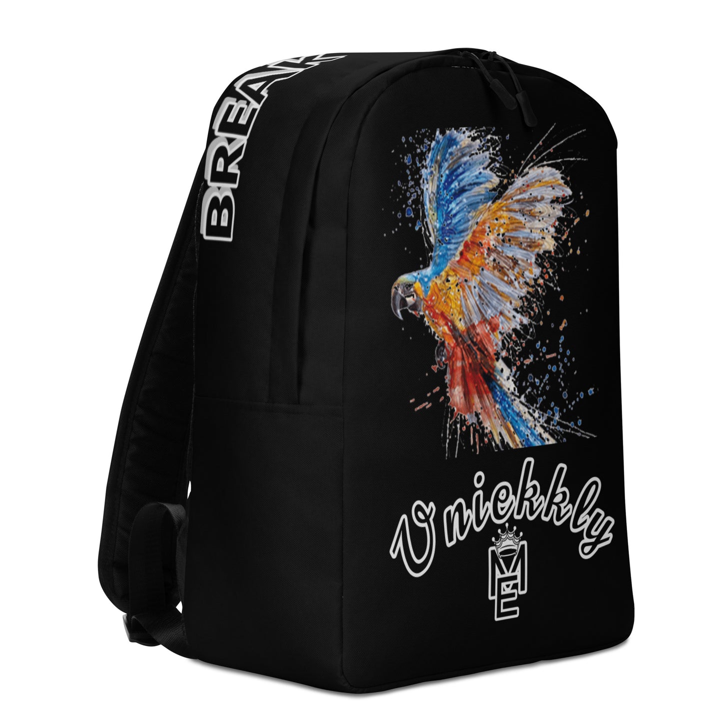 Uniekkly Me Freedom - Minimalist Backpack (Black)