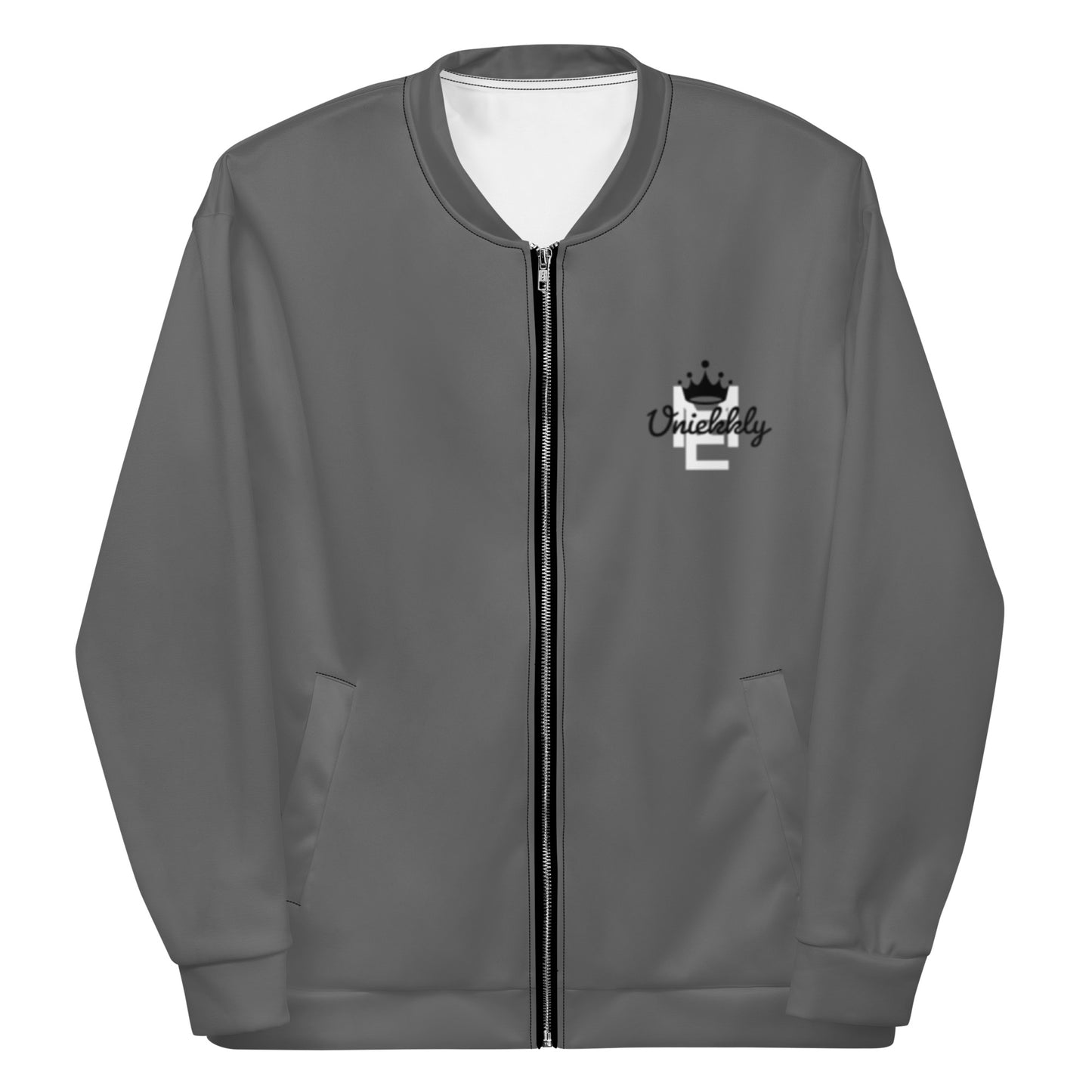 Uniekkly Me Freedom Unisex Bomber Jacket - Gray