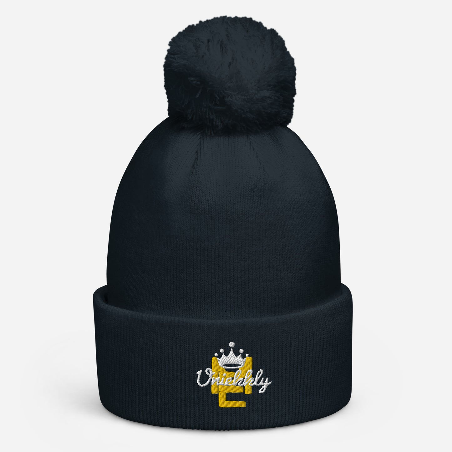 Uniekkly Me Classic Pom pom beanie (Yel/Wht)