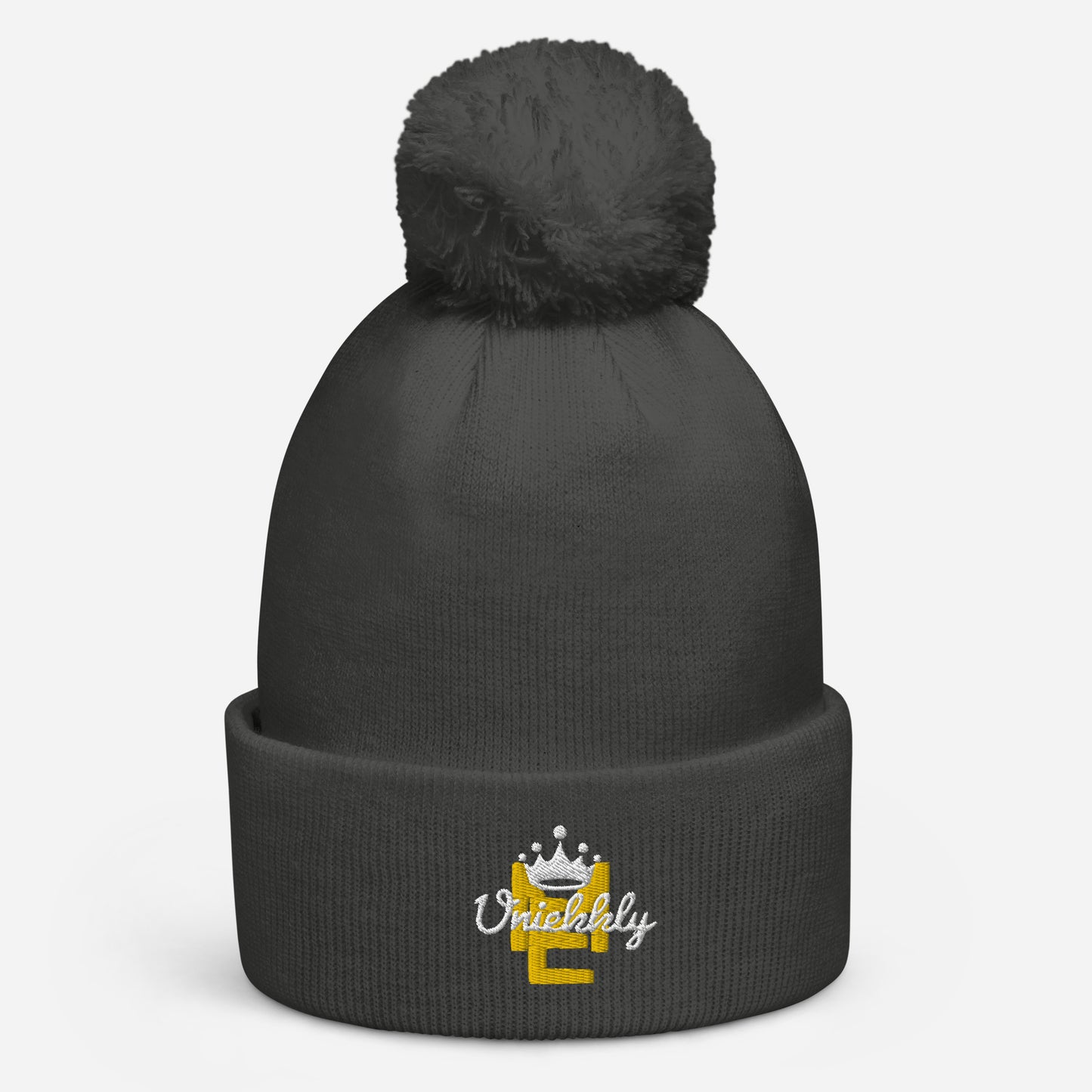 Uniekkly Me Classic Pom pom beanie (Yel/Wht)