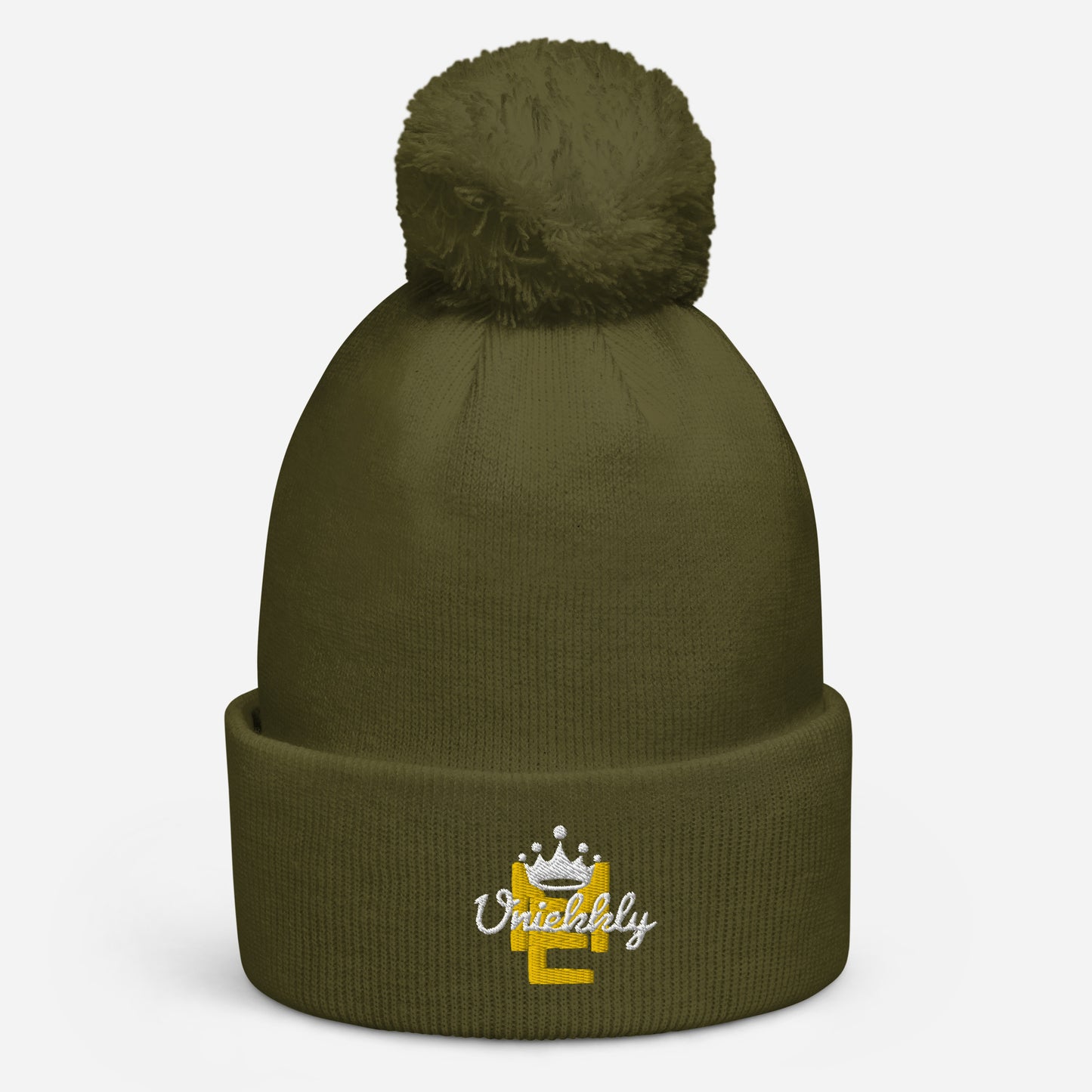Uniekkly Me Classic Pom pom beanie (Yel/Wht)