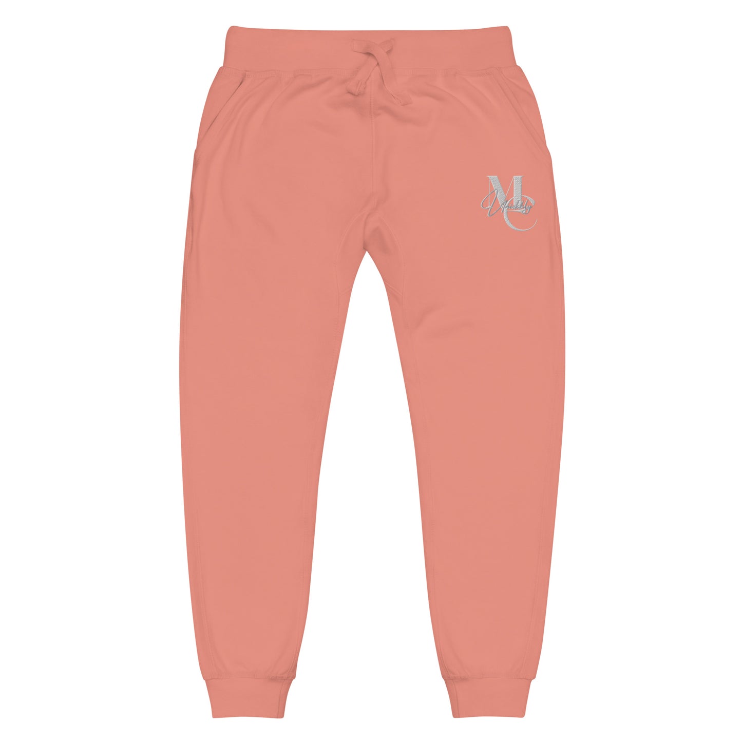 Uniekkly Me Elite Unisex fleece sweatpants (Wht/Gry)