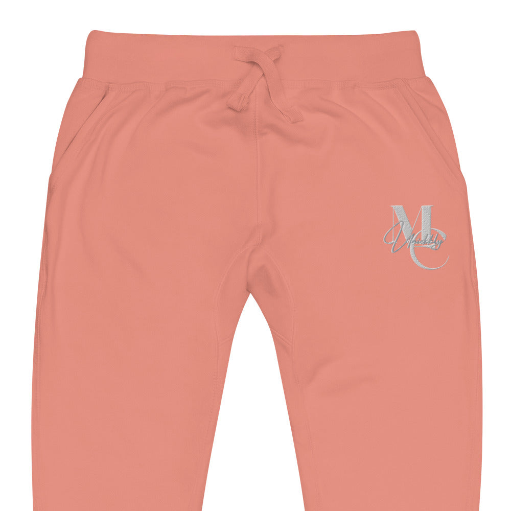 Uniekkly Me Elite Unisex fleece sweatpants (Wht/Gry)