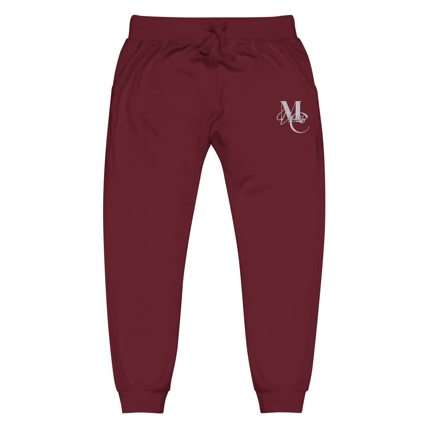 Uniekkly Me Elite Unisex fleece sweatpants (Wht/Gry)