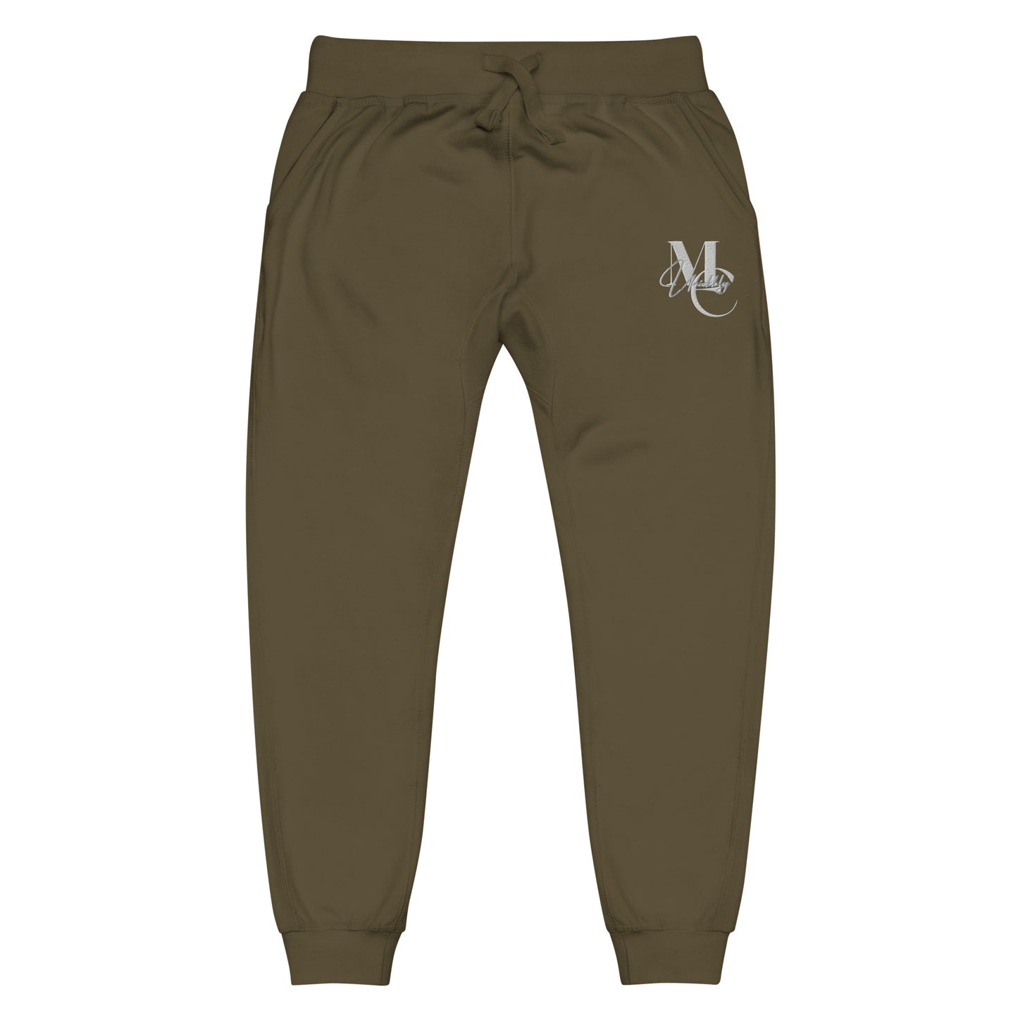 Uniekkly Me Elite Unisex fleece sweatpants (Wht/Gry)
