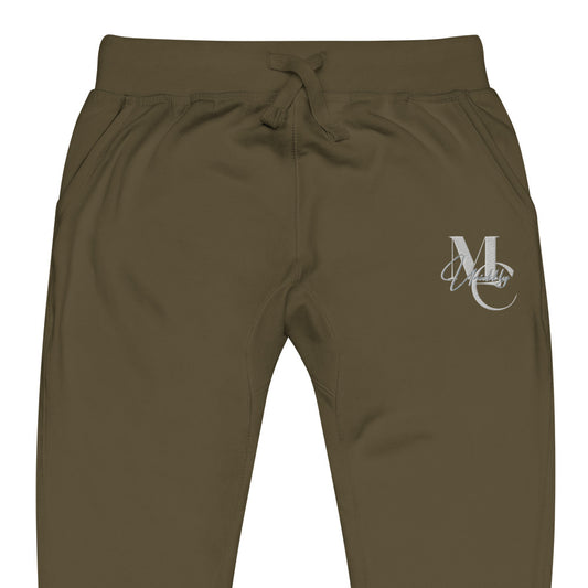 Uniekkly Me Elite Unisex fleece sweatpants (Wht/Gry)
