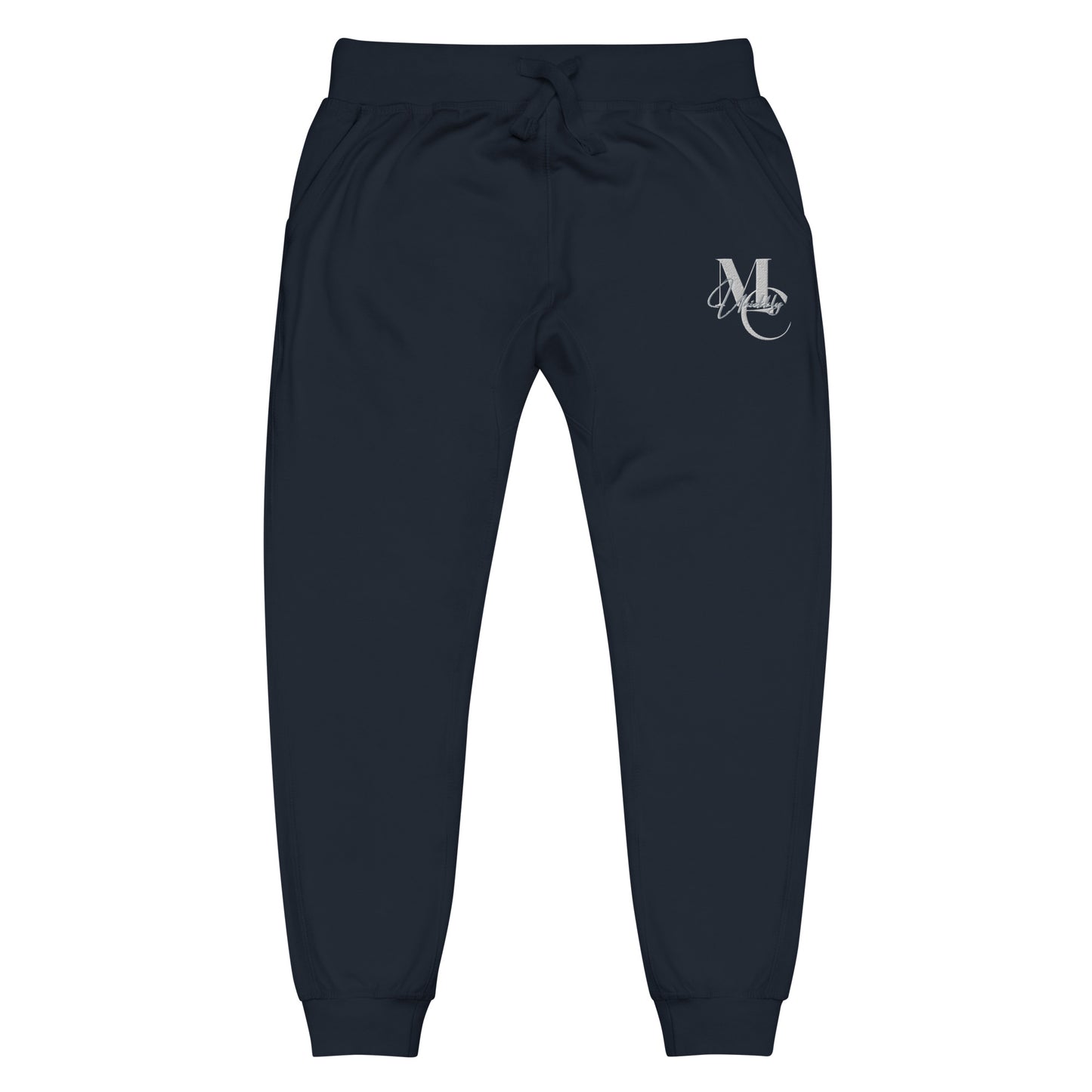 Uniekkly Me Elite Unisex fleece sweatpants (Wht/Gry)