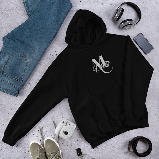 Uniekkly Me Elite Unisex Hoodie (Wht/Gry lettering)