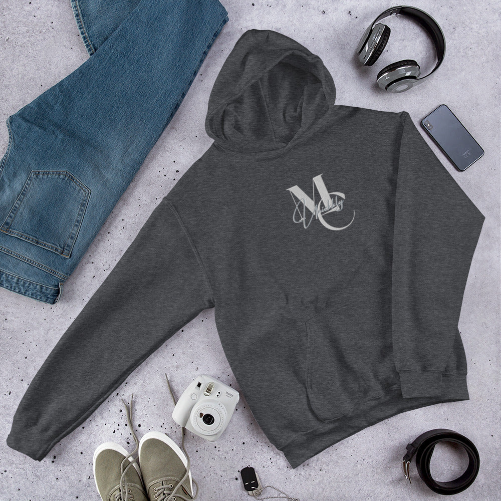 Uniekkly Me Elite Unisex Hoodie (Wht/Gry lettering)