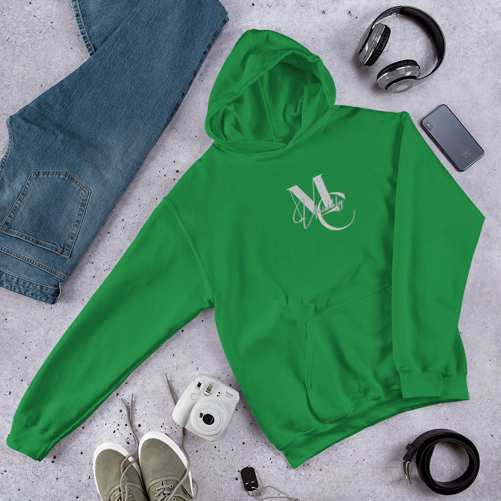 Uniekkly Me Elite Unisex Hoodie (Wht/Gry lettering)