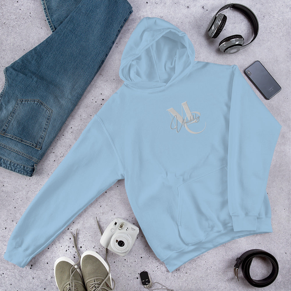 Uniekkly Me Elite Unisex Hoodie (Wht/Gry lettering)