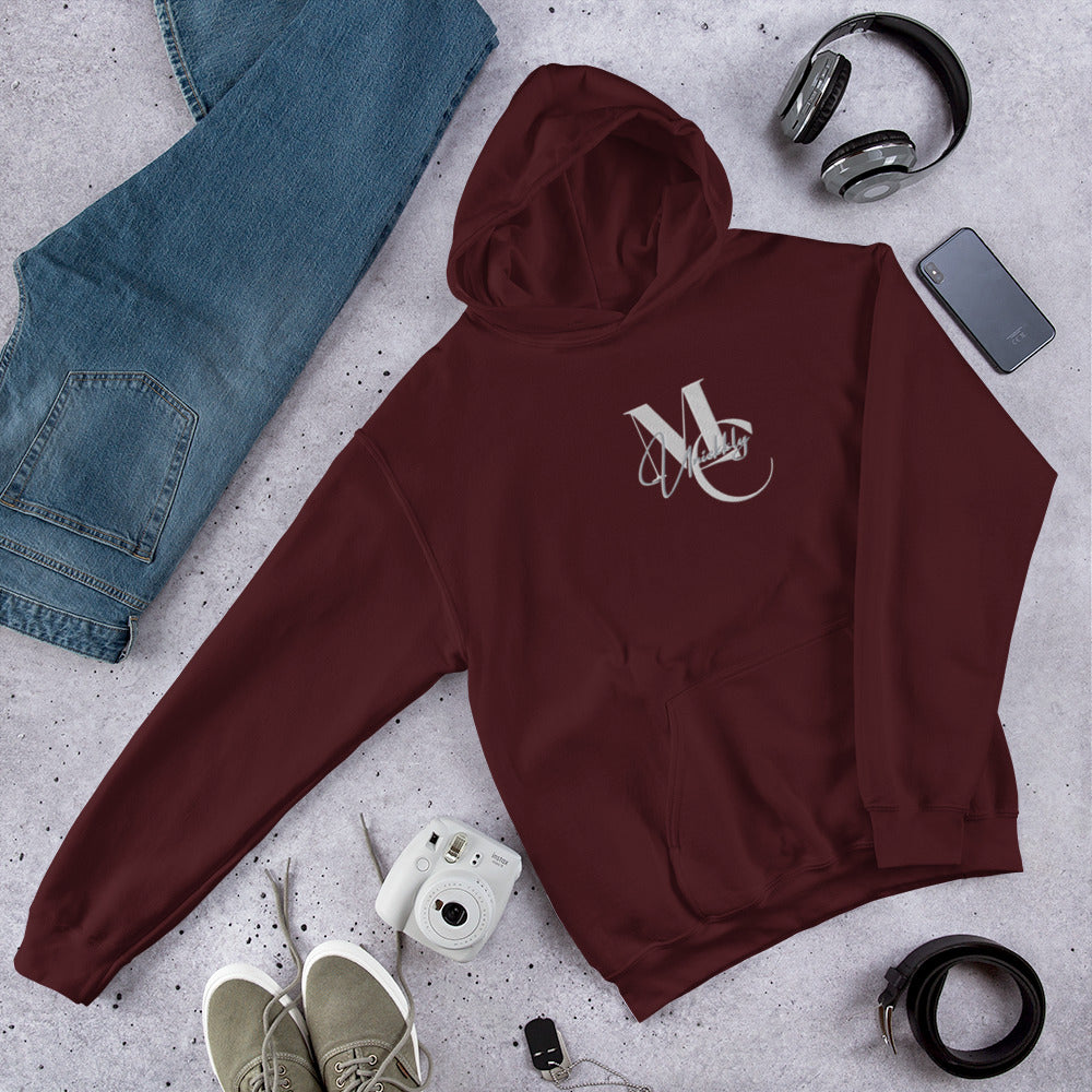 Uniekkly Me Elite Unisex Hoodie (Wht/Gry lettering)