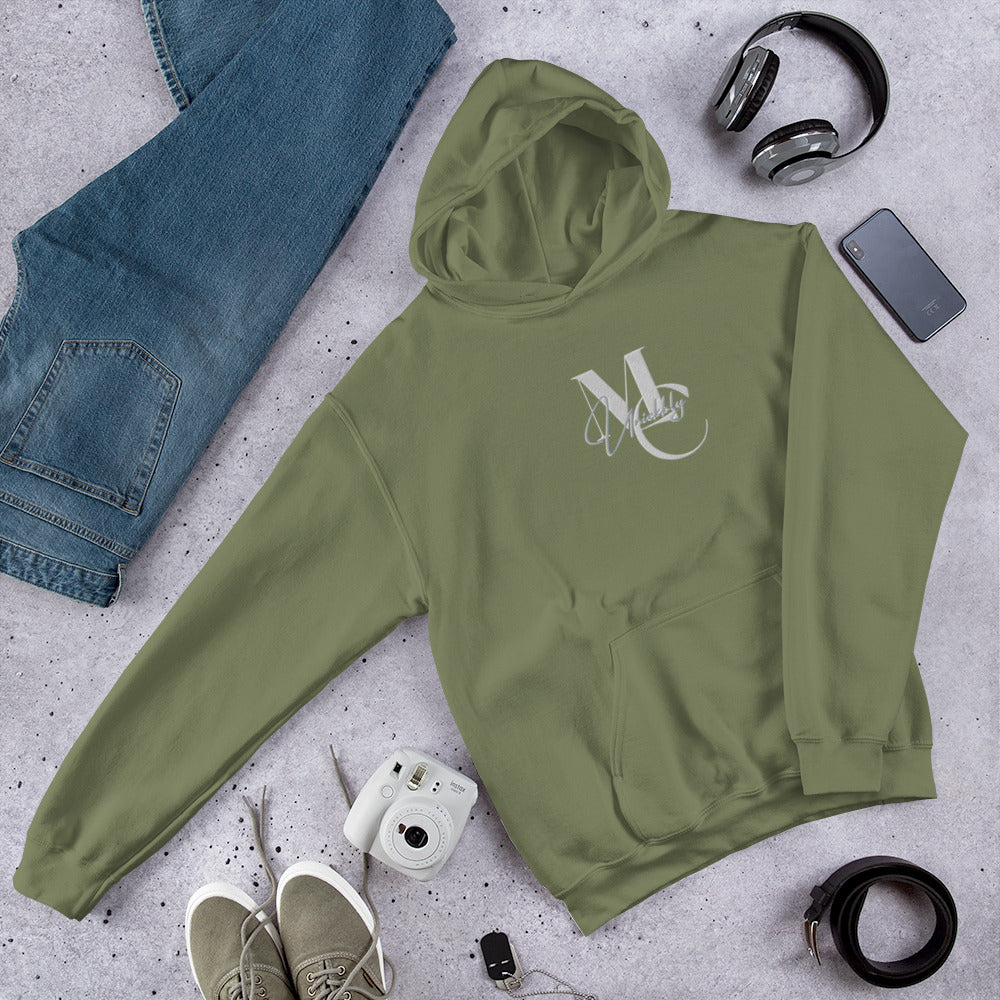 Uniekkly Me Elite Unisex Hoodie (Wht/Gry lettering)