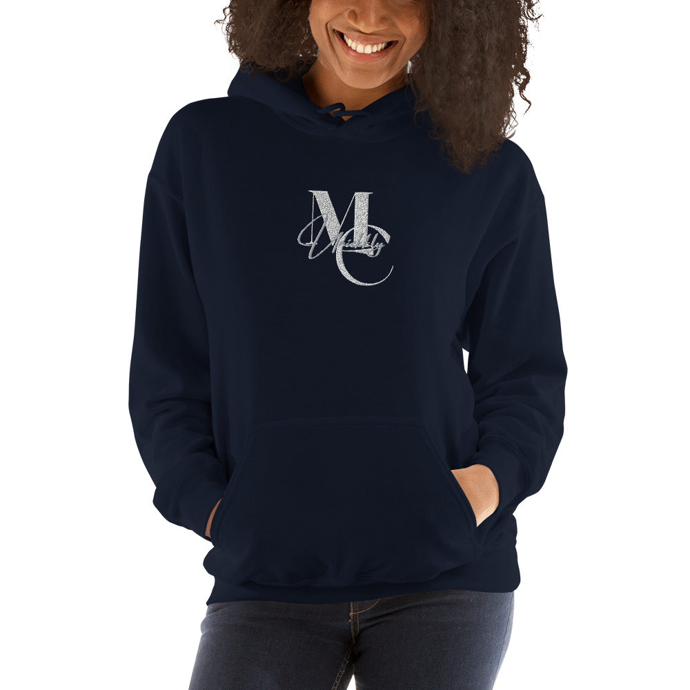 Uniekkly Me Elite Unisex Hoodie (Wht/Gry lettering)