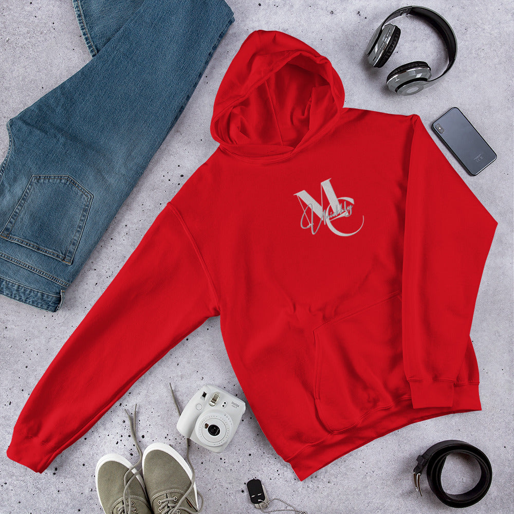 Uniekkly Me Elite Unisex Hoodie (Wht/Gry lettering)