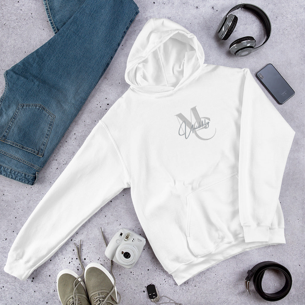 Uniekkly Me Elite Unisex Hoodie (Wht/Gry lettering)